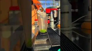 Bluebery icetea chilld and refreshing