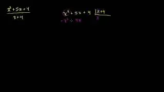 Divisão de polinómios - Khan Academy em português (10º ano)