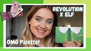 ELF X I HEART REVOLUTION COLLECTION, UNBOXING FIRST IMPRESSIONS AND REVIEW // OMG ELF PALETTE