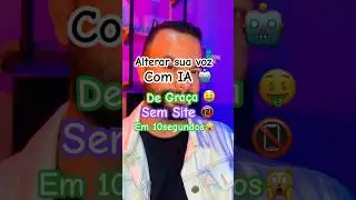 Como mudar sua voz usando intelig&ecirc;ncia artificial - #voz #ias #inteligenciaartificial #tiktok