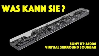 Sony HT-A5000 Soundbar - virtueller Kino Surround-Sound ohne Kabel verlegen für das Heimkino