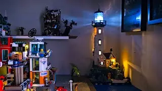 Upgrading the Lego Icons Motorized Lighthouse Lights!
