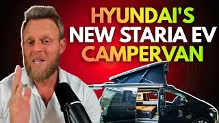 Компания Hyundai представила электромобиль-кемпер Staria с солнечными батареями и фотохромными ок...