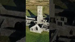 Kilconnell Franciscan Friary on a cold January morning #aerial #drone #dronevideo #dronephotograph
