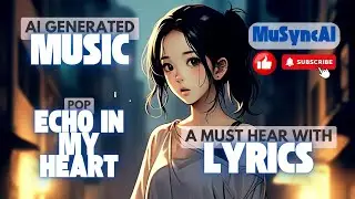 Echo in my Heart 🎧 | Pop Ballad Song (AI-Generated) | Anime Music Video