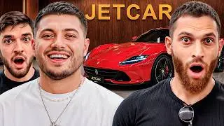 RAVSHAN and ANAR CAUSED CHAOS in a JETCAR with UNCLE FLEX! JOYRIDE in a FERRARI 812 SUPERFAST 😈