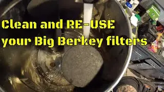 Как чистить и повторно использовать фильтры для воды Big Berkey.