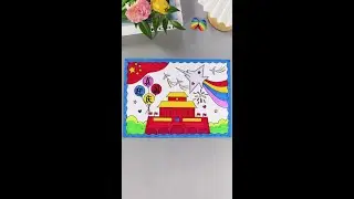Easy-to-learn National Day theme drawing for kids!