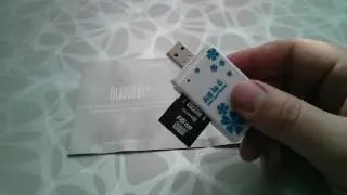 5 in 1 Card Reader Rectangular Diamond Type - GearBest обзор