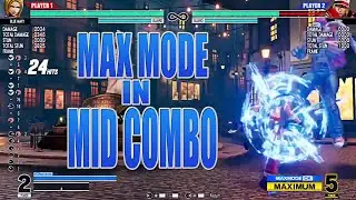 KOF XV: BLUE MARY - Max Mode mid combo