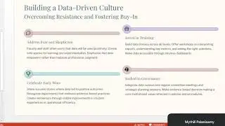 Data-Informed Decision Making for Stronger Institutional Development