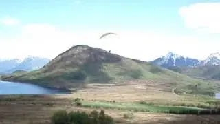 Mickey Mouse - Paragliding, Clipped in Backwards, Entering Termals :)