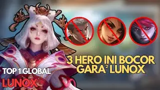 TANK JADI TIPIS GARA GARA BURST DAMAGE LUNOX!! CARA ROTASI YANG BENAR PAKAI LUNOX!! | MOBILE LEGENDS