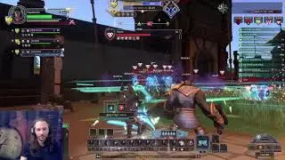 Crowfall Siege. Keep Defense. Frostweaver (Archmage) POV. Valeria guild.