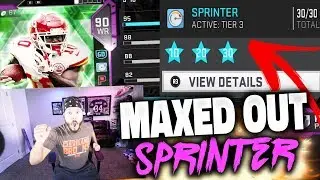 INSANE MAX OUT SPRINTER!! SPEED BOOST | MADDEN 19