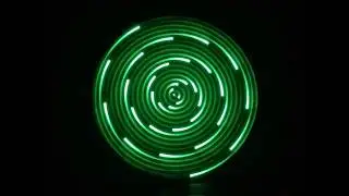 I heard you like polyrhythms - Visualised V2, but it's on an 80s green CRT
