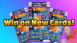 ⭐️ WIN on NEW Play your Stars Right Scratch Cards ⭐️#scratchcards #nationallottery