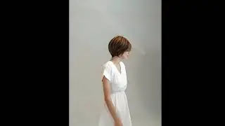 30% Natural Human Hair Blend Wigs for White Women