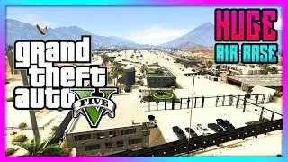 GTA 5 PC Mods - Ultimate Military Airbase at Sandy Shores! - HUGE Military Base Mod! (GTA Gameplay)