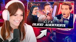 REACCIONANDO a LO MEJOR de la VOZ 🎤 🎧 | Cristinini
