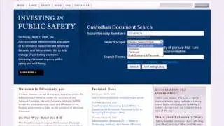 Demo of New E-Discovery.Gov Web Site
