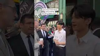 such a polite guy 🥹 #jay #enhypen #ralphlauren #shorts #wimbledon2025