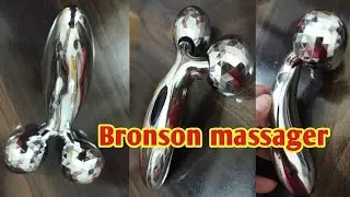 💆✨ Bronson 3D Massager Review | Double Chin ❌ & Face Fat Slimming 😍 | 3D Face Massage Roller 