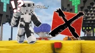 Bedwars but WOOL is BANNED