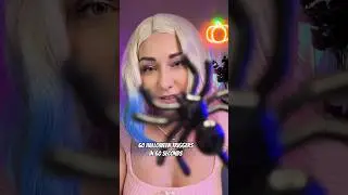 60 Halloween triggers in 60 seconds 🎃 #asmr #relax #asmrvideo #halloween #sleep #sleepaid #relaxing
