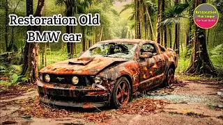 ASMR Car Restoration! BMW E30 Completely Rusty to Factory New Perfection | RelaxingTransformation 4K