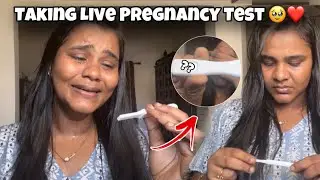 Our Second Baby Arriving..? 🥹 | Taking Live Pregnancy Test&hellip;❤️ | Allu Loves Priya