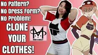 How to Trace your Own Clothes to Make Cosplay PATTERNS!  #diy #cosplay #sewing