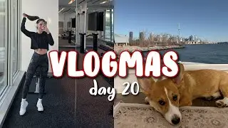 VLOGMAS DAY 20: heavy leg day + realistic day at home