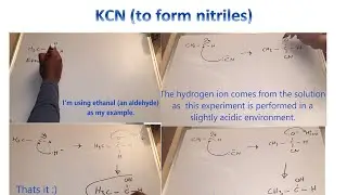 AQA A2 Nucleophilic addition using NaBH4, LiAlH4 and KCN #QUICK REVISION VIDEO
