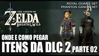ZELDA BREATH OF THE WILD - ONDE E COMO PEGAR OS ITENS DA DLC 2 (parte 02)