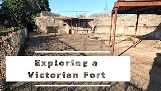 4K Walking tour of a Victorian Fort - Isle of Wight.