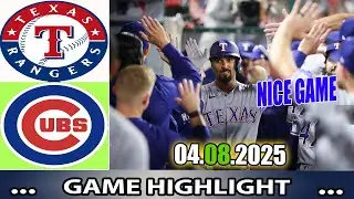 Chicago Cubs vs  Texas Rangers (3rd-7th innings) Game Highlights  | MLB HIGHLIGHT TODAY