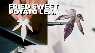 Frying Leaves from our Leaf Sampler | In Season Now with Chef and Farmer