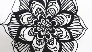 How To Draw A Mandela Design Art
