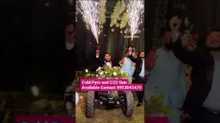Cold Pyro Gun on Wedding Bride & Groom-9953045475
