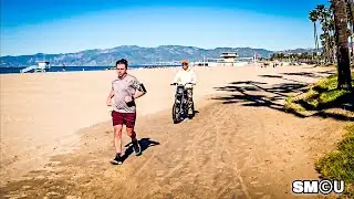 𝗕𝗜𝗞𝗘 𝗟𝗔𝗡𝗘 𝗕𝗨𝗥𝗜𝗘𝗗: Storm Sand Covers Venice Bike Path After Coastal Rains