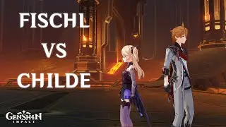 Fischl Rust Physical Build VS Childe | GENSHIN IMPACT