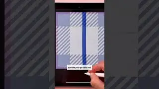 Design Bold Plaid Patterns in Procreate!