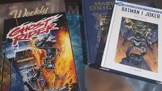 Unboxing komiksów Bohaterowie i Złoczyńcy DC tom 116 (Batman i Joker), Marvel Origins i innych 