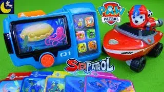 Lots of Paw Patrol Sea Patrol Toys Pup Pad Rescue Mission Cards Chase Skye Marshall Vehicles Toys