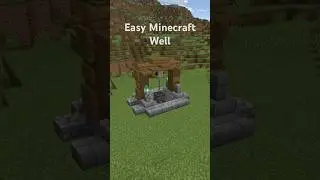 Minecraft Easy Well Build #minecraft