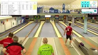 Weltmeisterschaft 2024 - Halbfinale Herren Einzel 120 Wurf - Bahn 1-4 - 18.05.2024