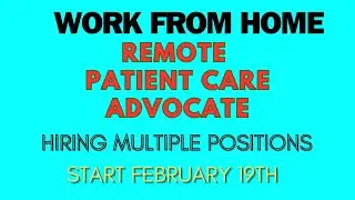 Remote Patient Advocate Work From Home CareCentrix Coach Nurse Assistant