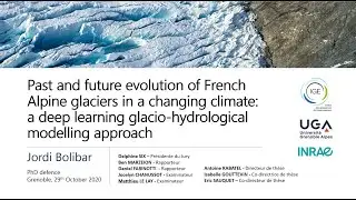 PhD defence - Jordi Bolibar: Glacio-hydrological modelling with deep learning