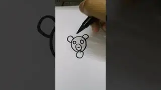Draw a bear #drawing #sarah art and craft